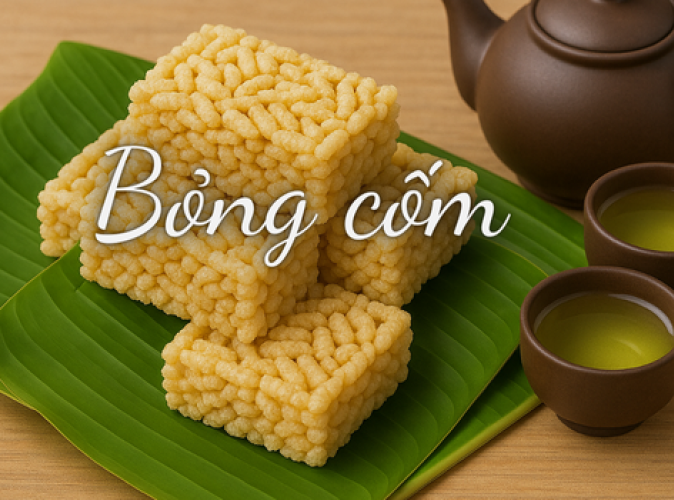 Bỏng Cốm – Hương Vị Giòn Ngọt Tuổi Thơ Quen Thuộc 2025