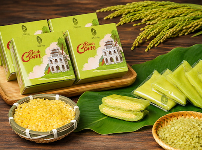 Cách làm bánh cốm Hà Nội vỏ dẻo, nhân đậu xanh mịn, ngọt vừa