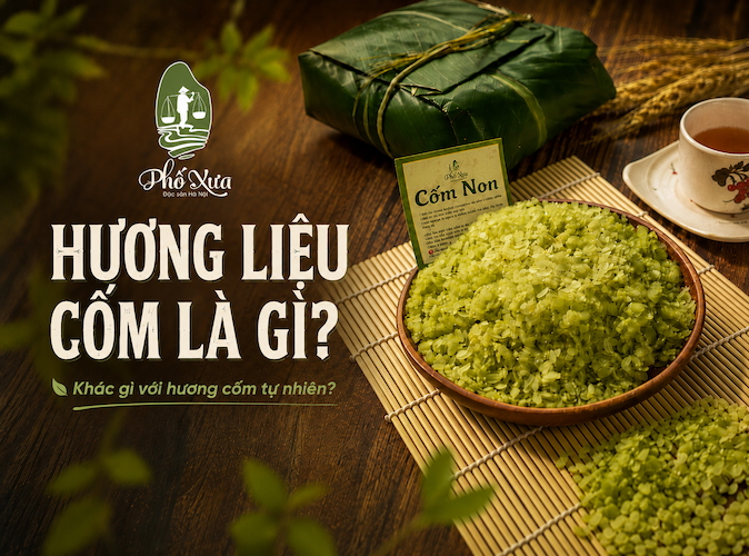 Hương liệu cốm là gì? Khác gì với hương cốm tự nhiên?