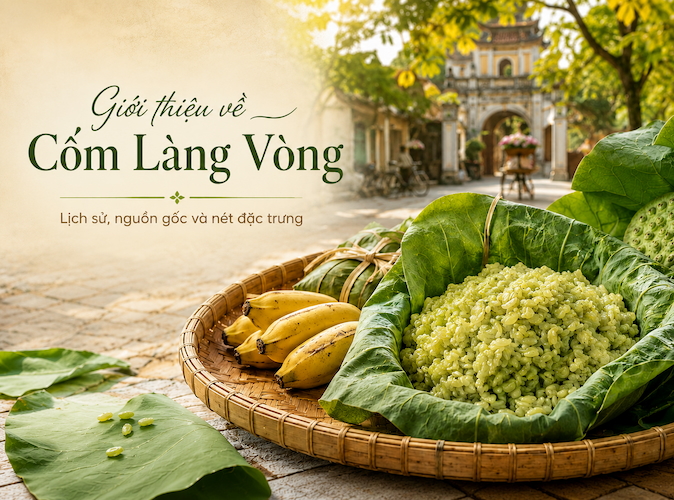 Giới thiệu về Cốm Làng Vòng: Lịch sử, nguồn gốc và nét đặc trưng
