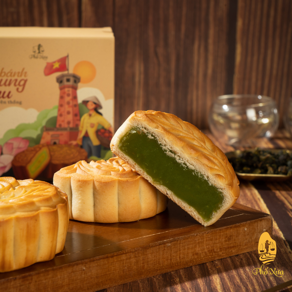 Bánh trung thu - Nướng Cốm