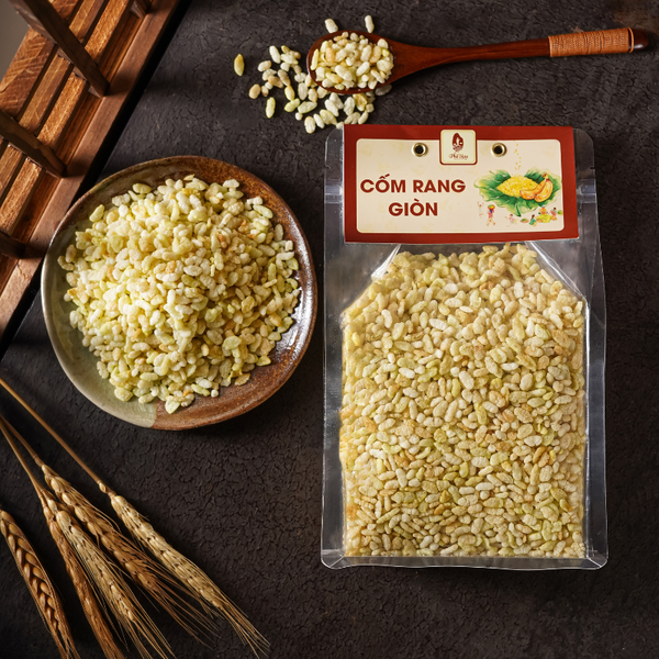 Cốm rang giòn