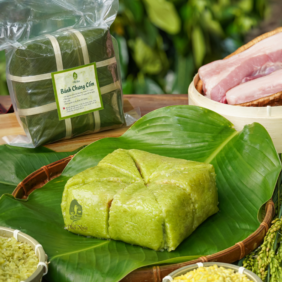 Bánh chưng Cốm