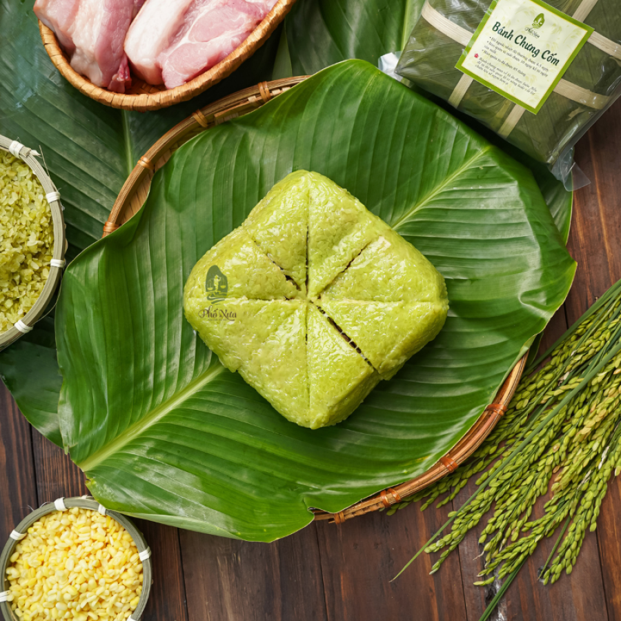 Bánh chưng Cốm