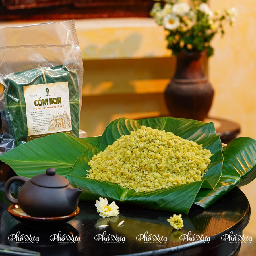 Cốm Non Tươi – Hương Vị Lúa Non Mùa Thu Hà Nội | Phố Xưa