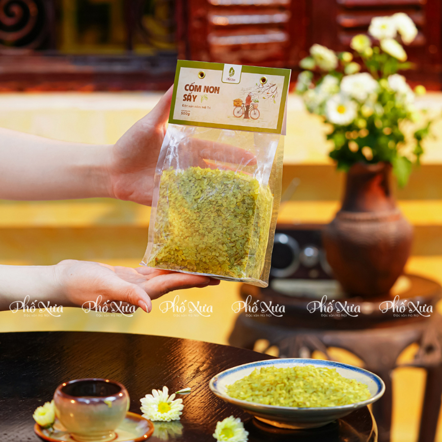 Cốm Non Sấy Khô Phố Xưa - đặc sản cốm non Mễ Trì, Hà Nội