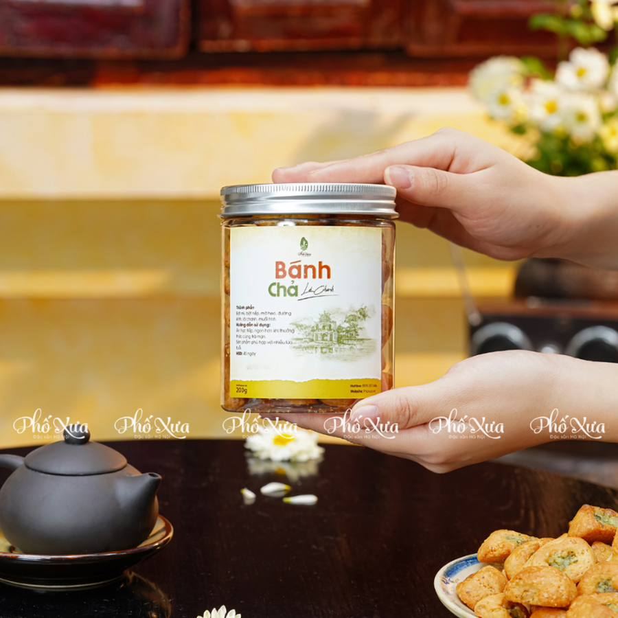 Bánh chả lá chanh - đặc sản Hà Nội