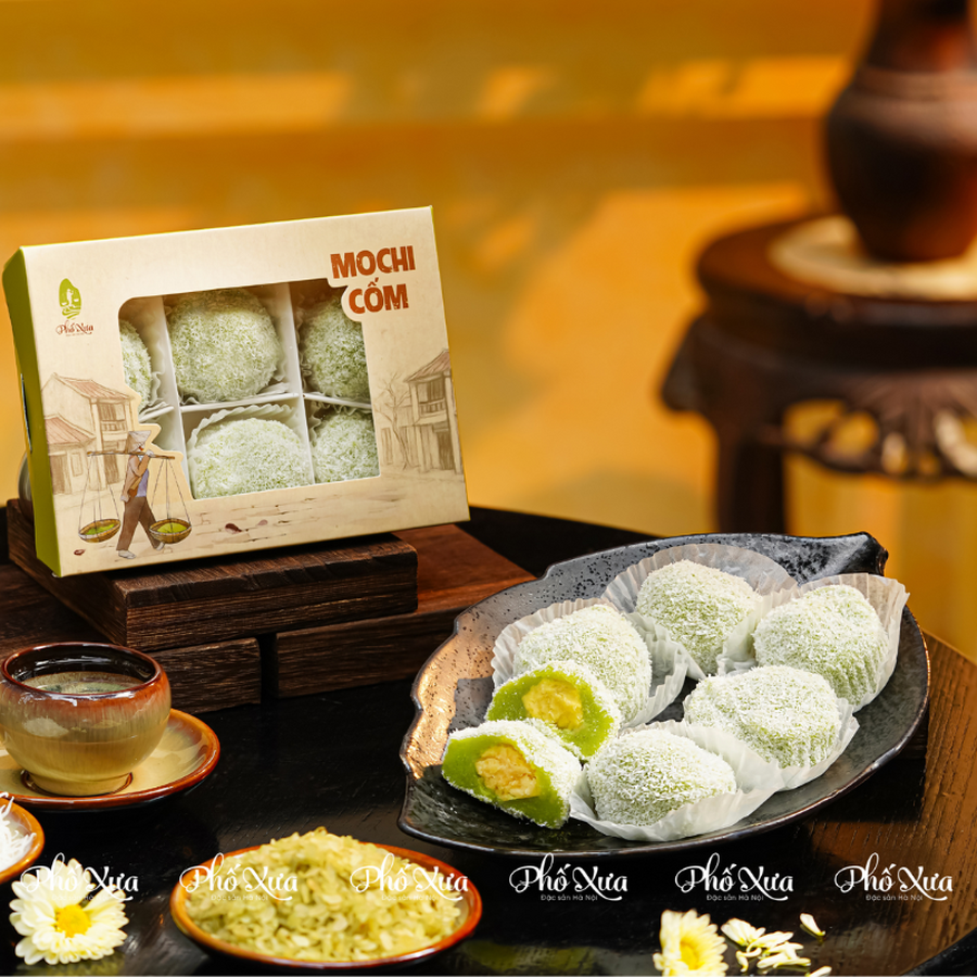 Mochi cốm - ít ngọt