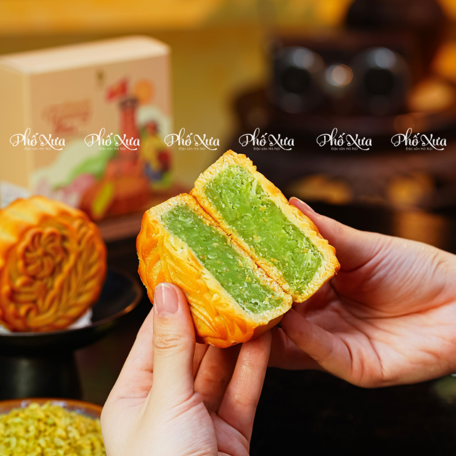 Bánh trung thu - Nướng Cốm