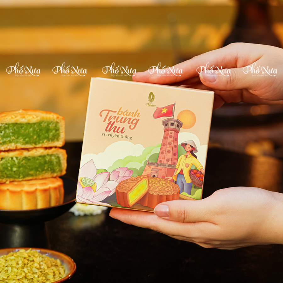 Bánh trung thu - Nướng Cốm