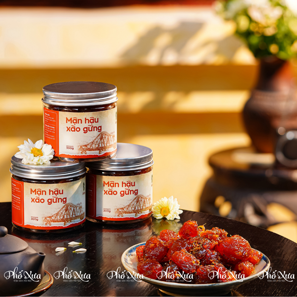 Mận Hậu xào gừng