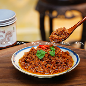 Thịt chưng mắm tép- Phố "Hàng Bè"