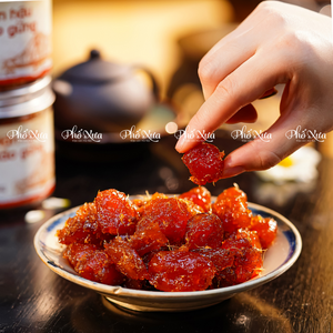 Mận Hậu xào gừng