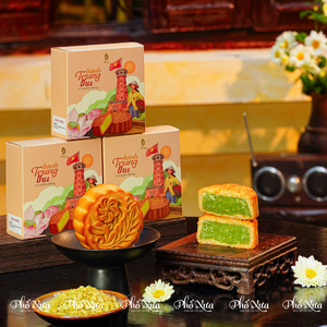 Bánh trung thu - Nướng Cốm