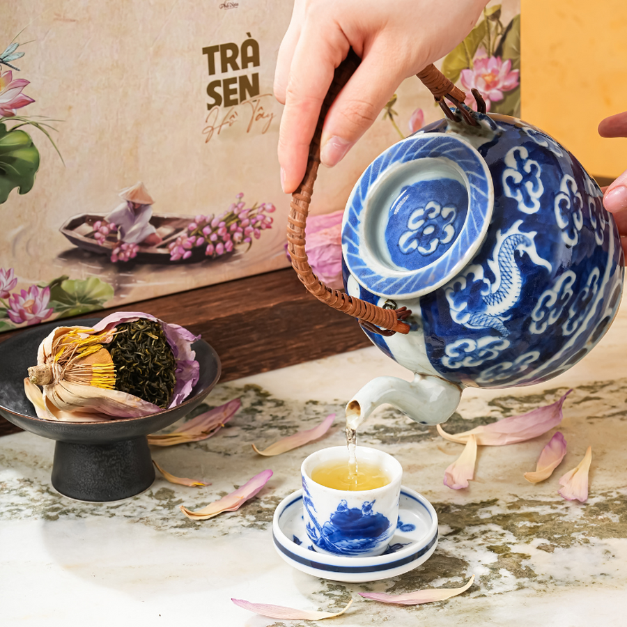 Set Trà Sen Hồ Tây