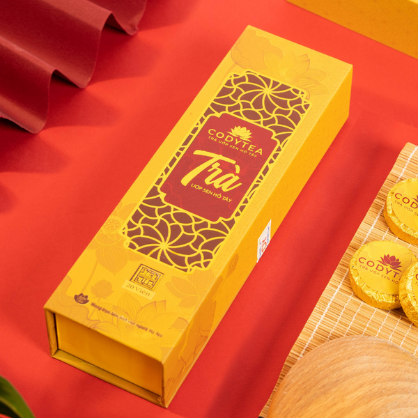 Trà ướp Sen Hồ Tây - Bách niên - 20 viên