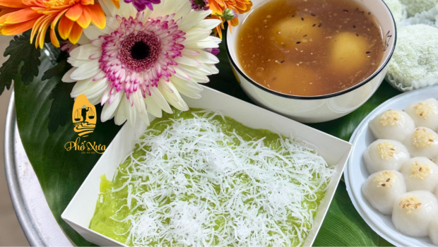 chè cốm lá dứa