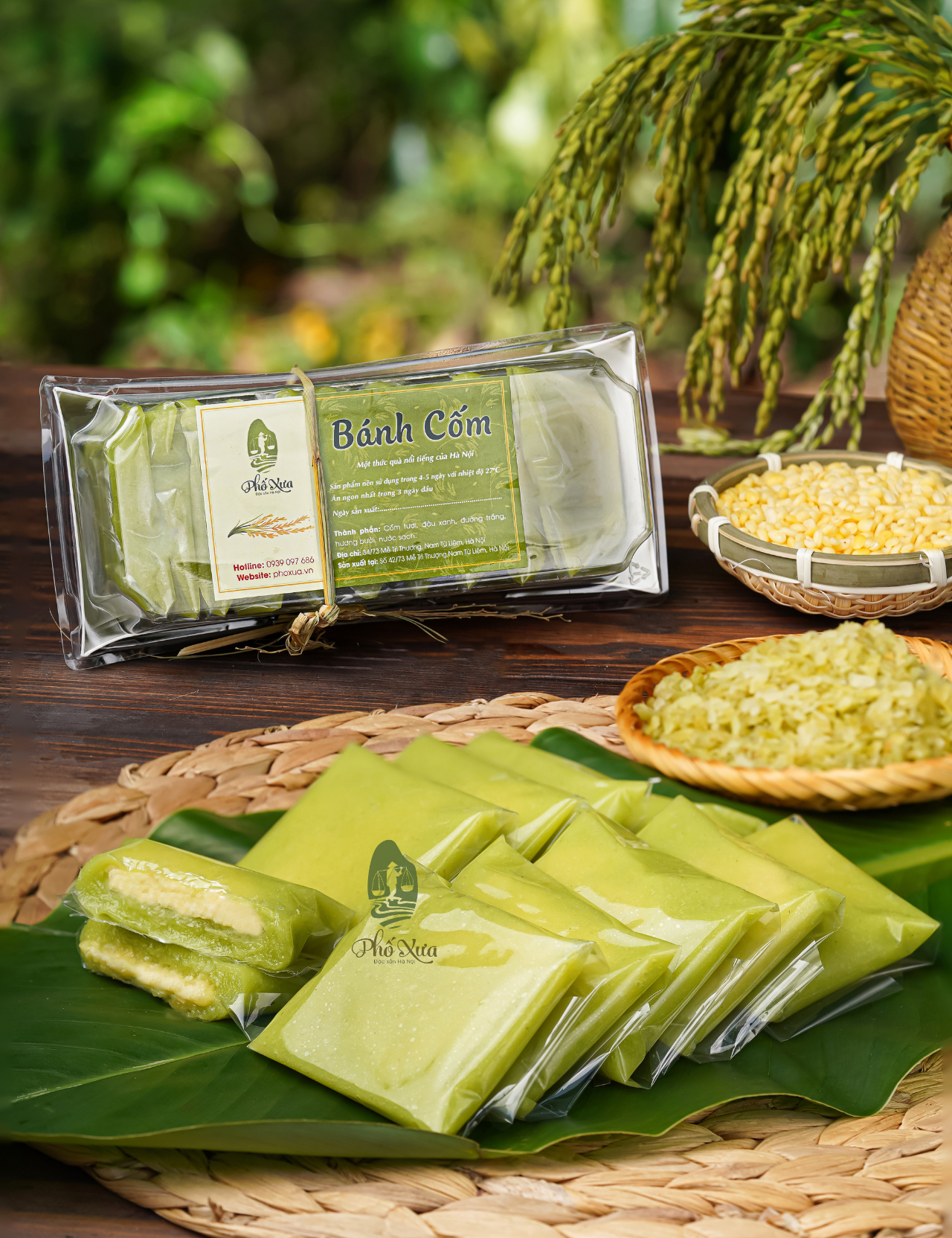 bánh cốm làm từ gì