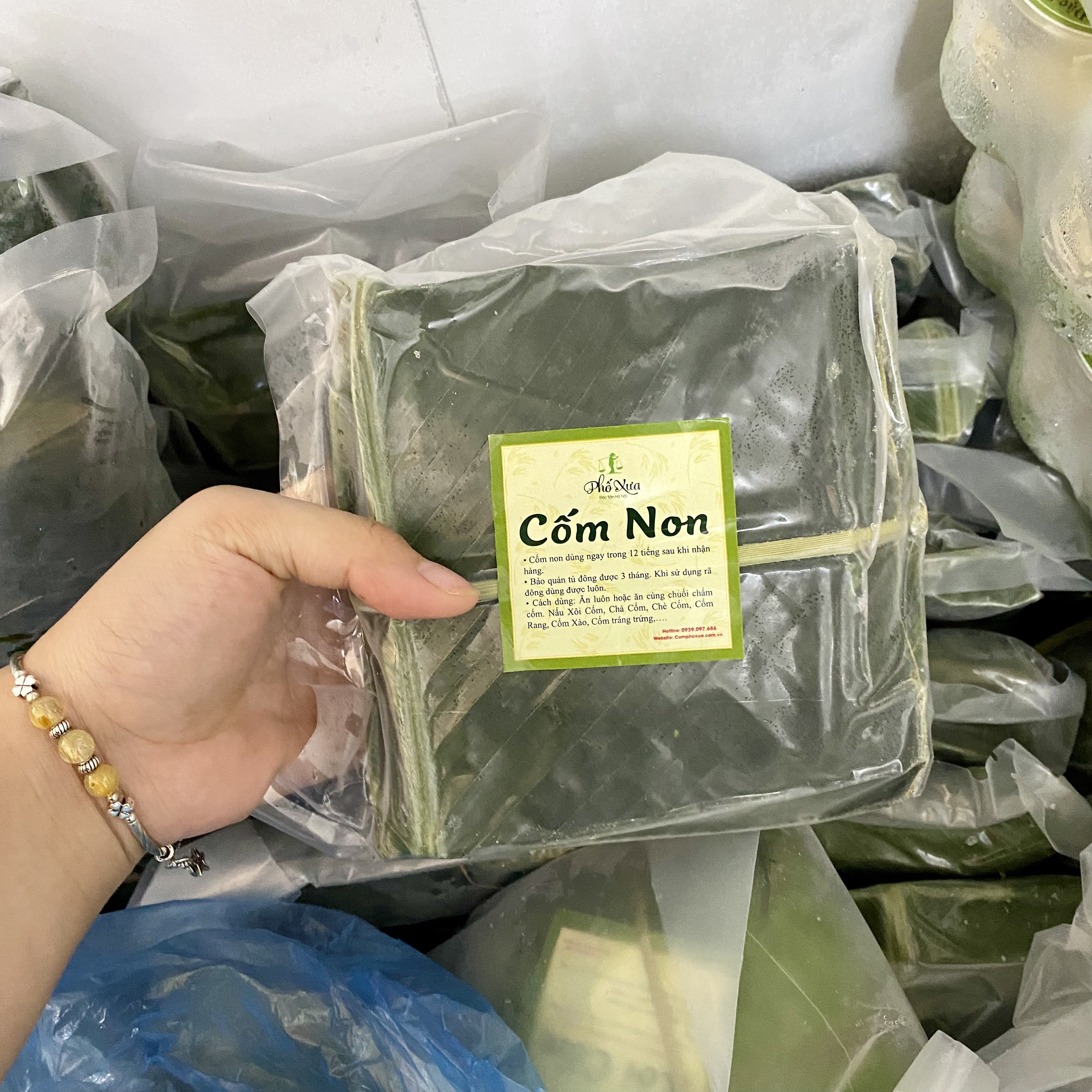 cách bảo quản cốm