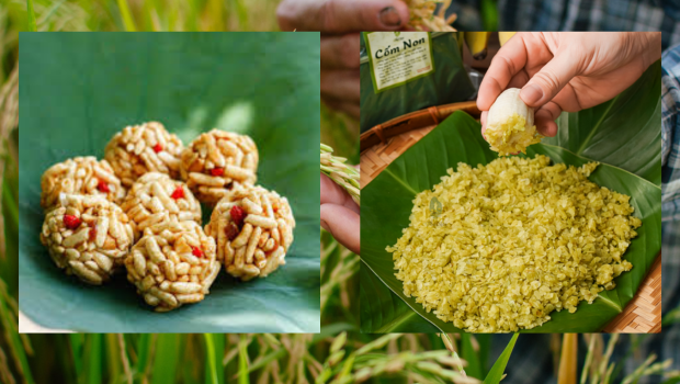 cốm nổ