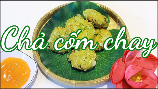 chả cốm chay