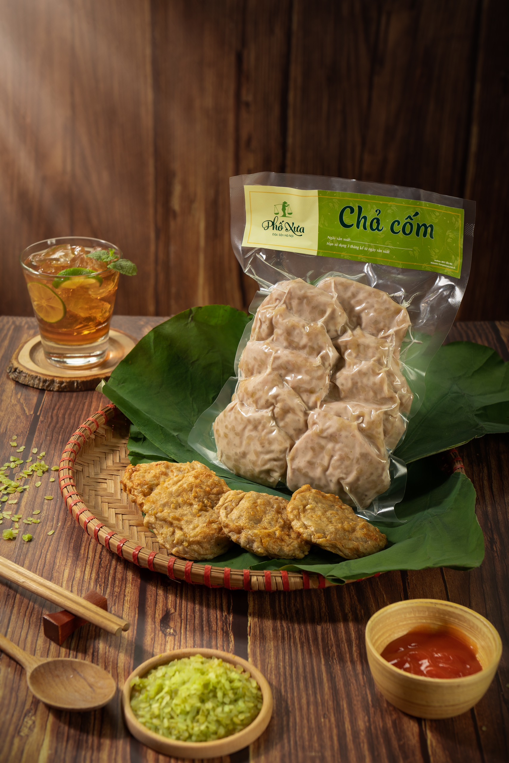 chả cốm bao nhiêu calo