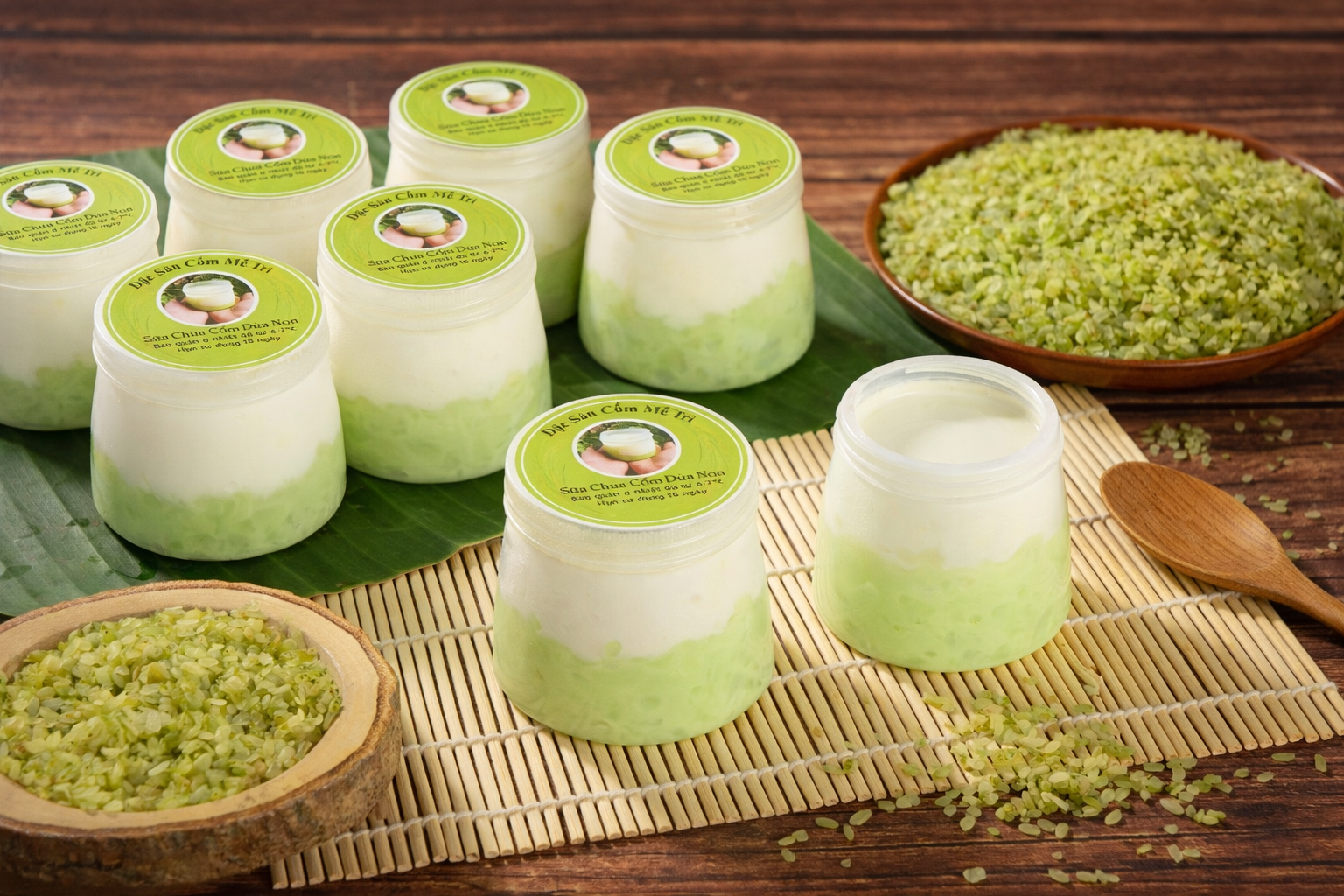 sữa chua cốm