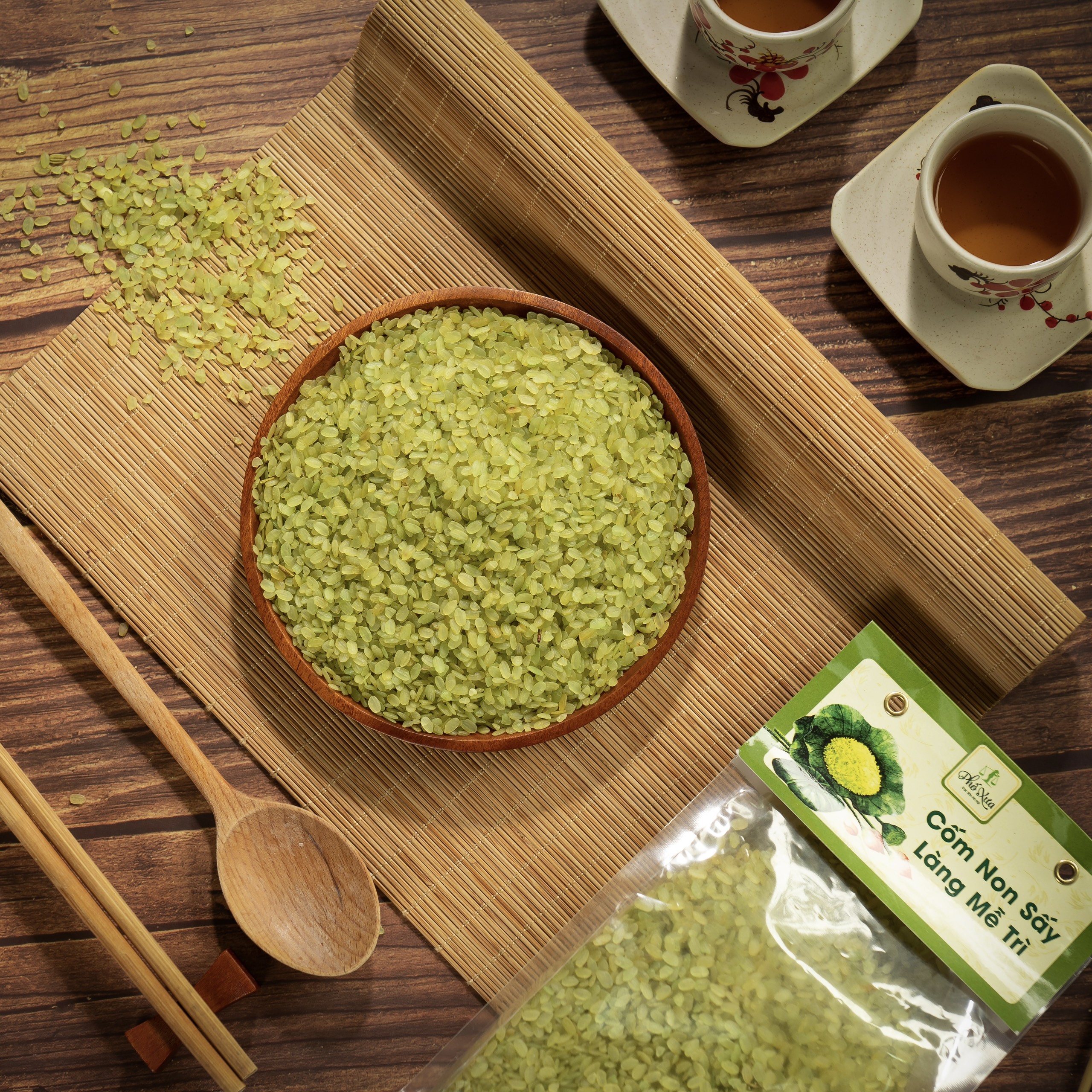 chả cá chiên cốm