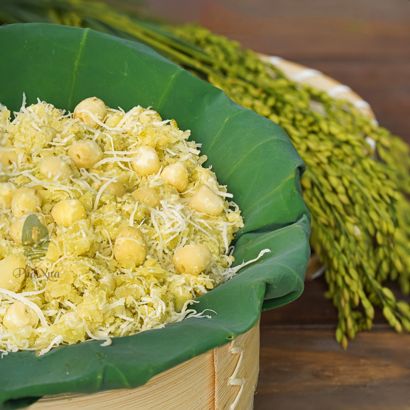 xôi cốm hạt sen