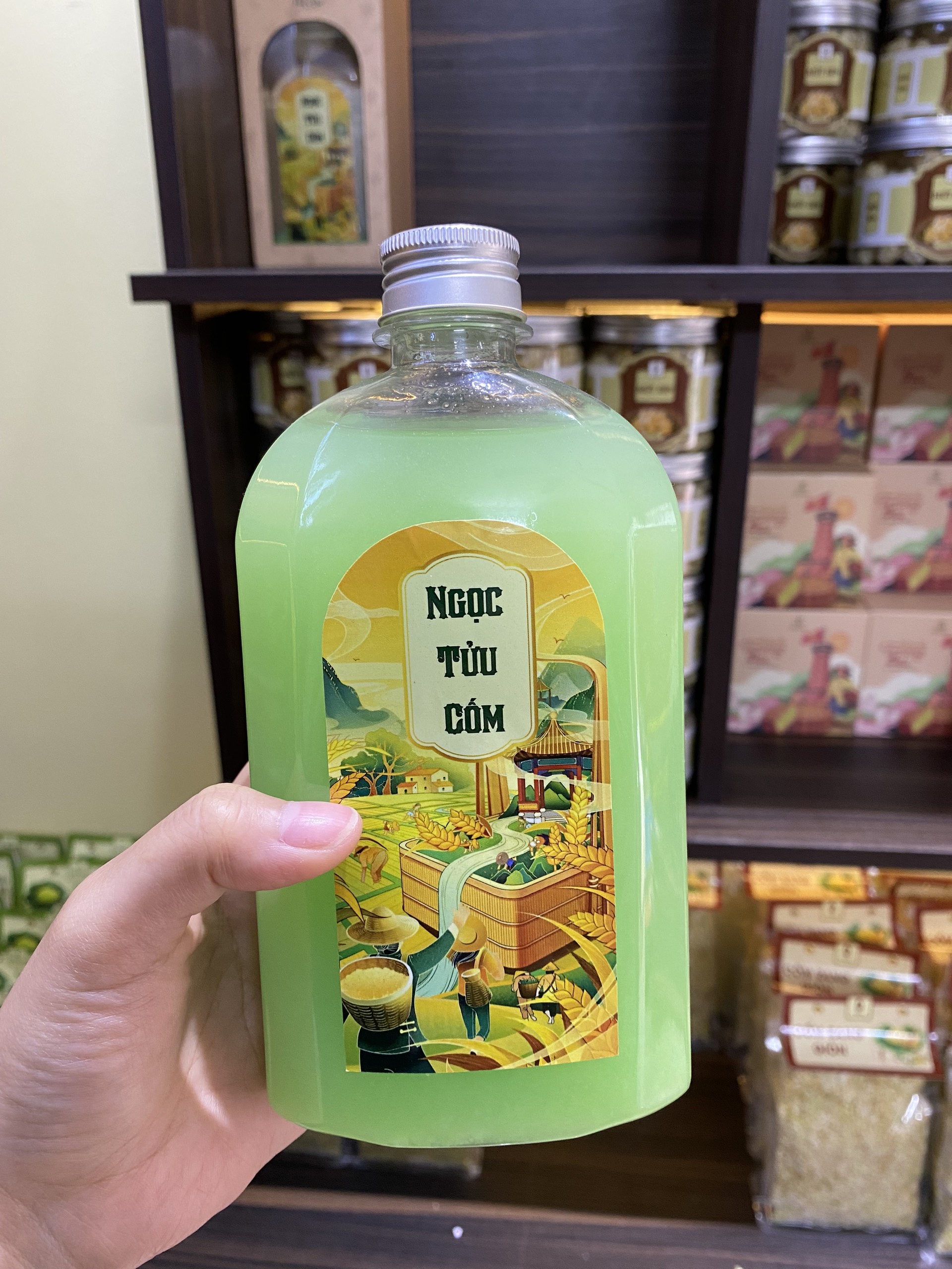rượu cốm sữa là gì