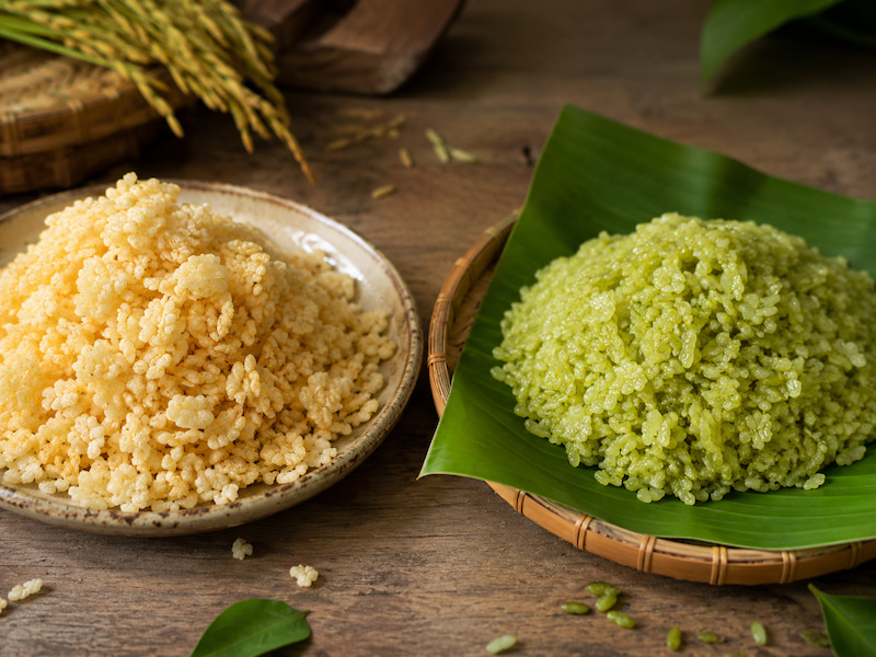 So sánh cốm gạo và cốm non Hà Nội
