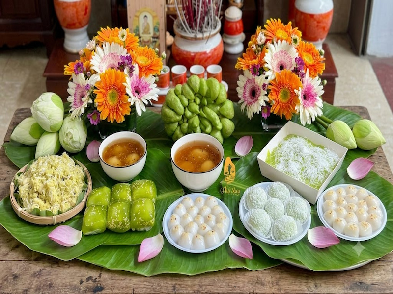các món ngon từ cốm