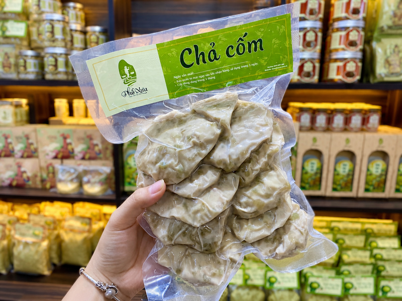 Chả cốm mộc Phố Xưa