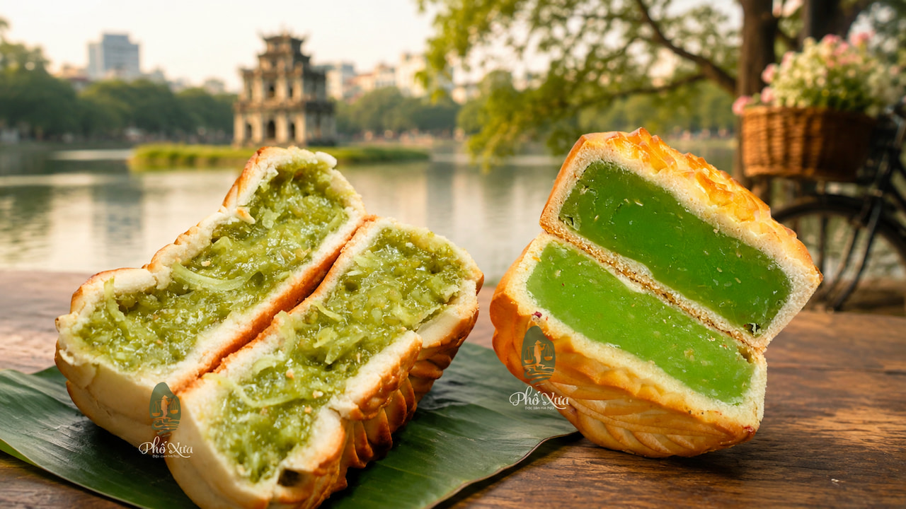 So sánh nhân cốm đậu xanh và nhân cốm xào dừa