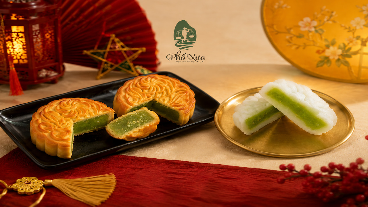 So sánh bánh Trung Thu nhân cốm dẻo và bánh dẻo cốm